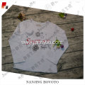 New fashion white 100%cotton comfortable shirt